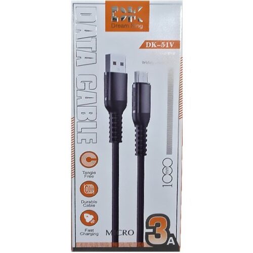 کابل شارژر MICRO برند DREAM KING مدل DK-51V